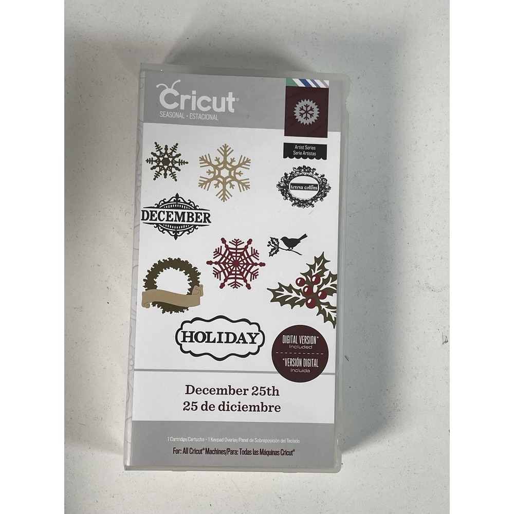 Cricut December 25th Seasonal Holiday Christmas Cartridge Teresa Collins 2001864